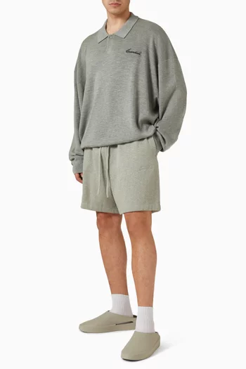 Signature 90s Knit Polo Sweater in Merino-blend