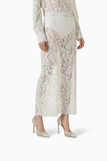 Brigitte 100 Crystal-embellished Pumps