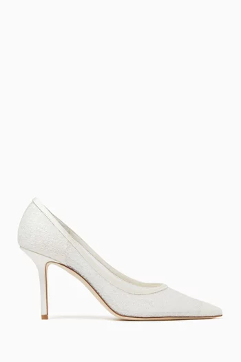 Love 85 Pumps in Glitter Mesh