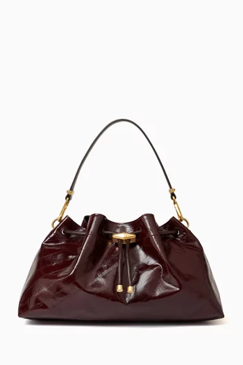 Medium Bon Bon Bucket Bag in Leather