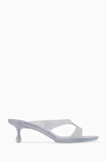 Jelly Drop 50 Mule Sandals in TPU