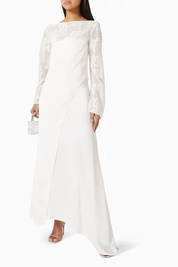 Pola Lace-overlay Dress