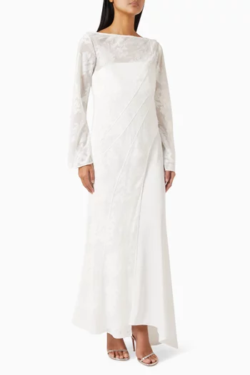 Pola Lace-overlay Dress