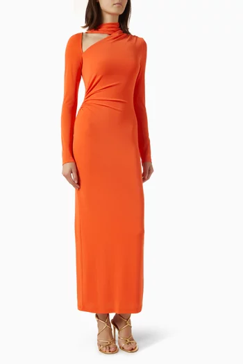 Monaco Maxi Dress in Knit-jersey