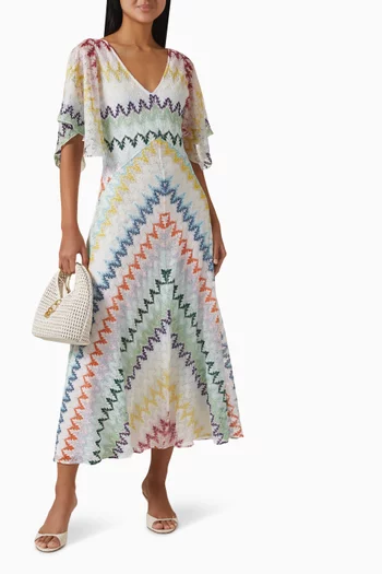 V-neck Knit Dress