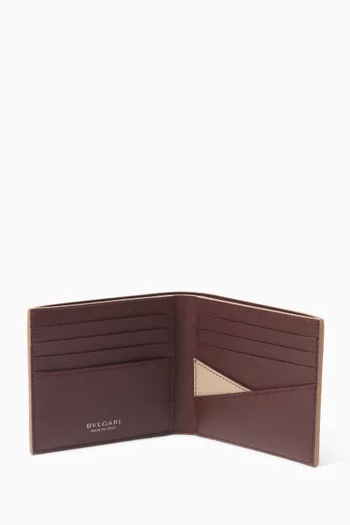 Bifold Wallet in Calf Leather