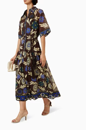 Jasper Shirtdress in Cotton Blend