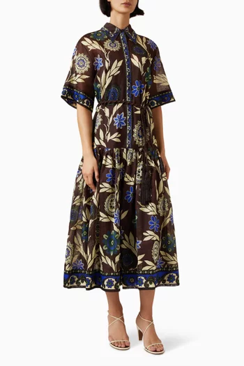 Jasper Shirtdress in Cotton Blend