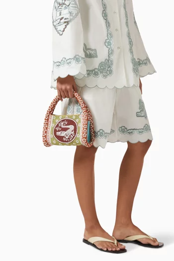 Mini Alberta Beaded Bag