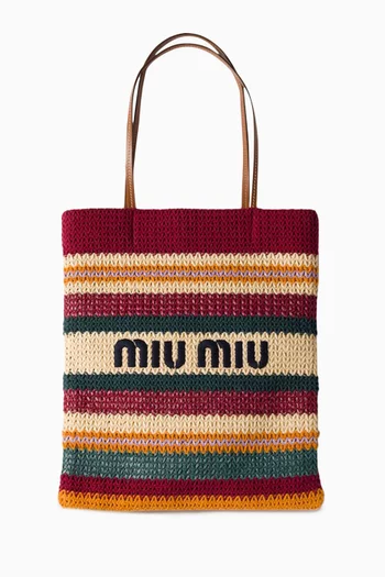 Woven Tote Bag in Raffia