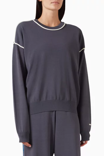 Retreat Knit Sweater in Viscose Blend