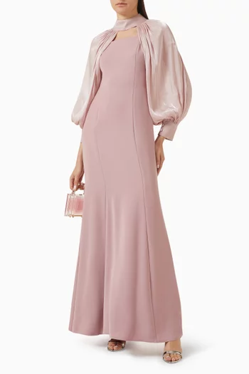 طقم فستان وكاب