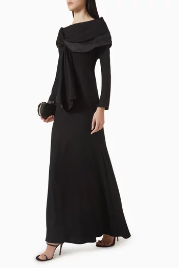 Shawl Maxi Dress