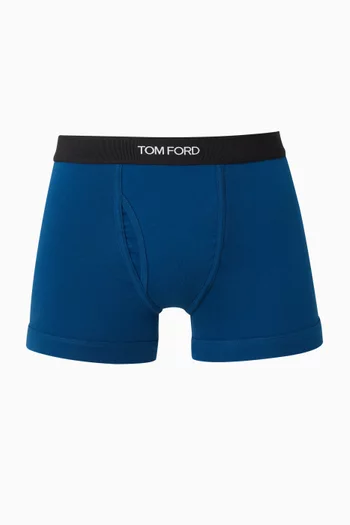 Logo Boxer Briefs in Cotton-blend