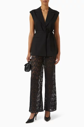 Willa Wide-leg Pants in Lace