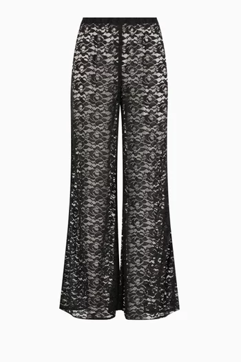 Willa Wide-leg Pants in Lace