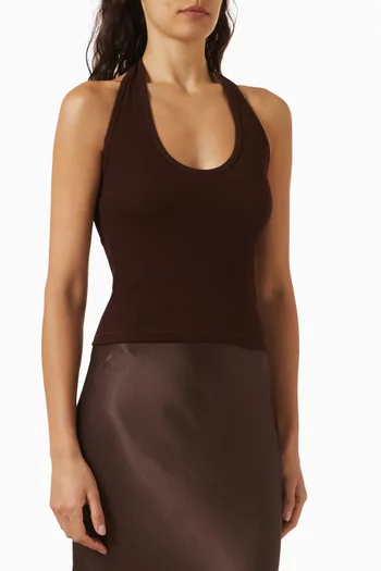 Harlan Halter Top in Knit