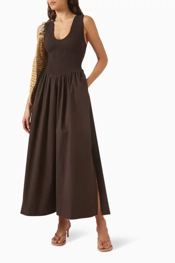 Florence Midi Dress in Cotton