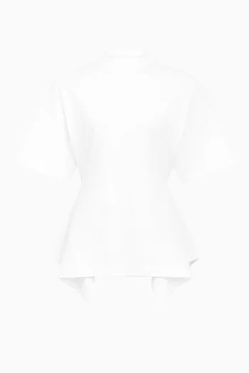 Panelled Top in Cotton