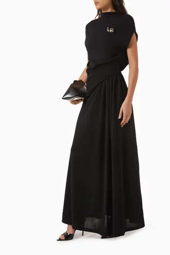 Drape Maxi Dress