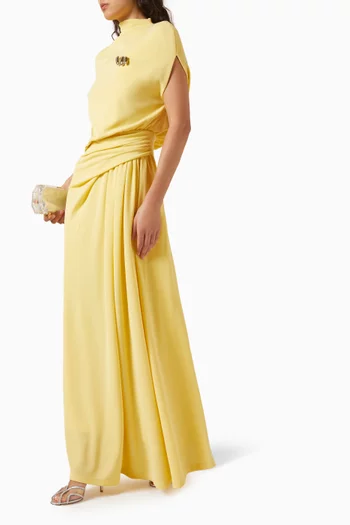Drape Maxi Dress