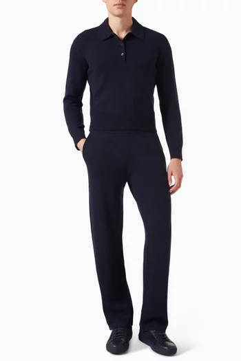 S Logo Polo Shirt in Cashmere