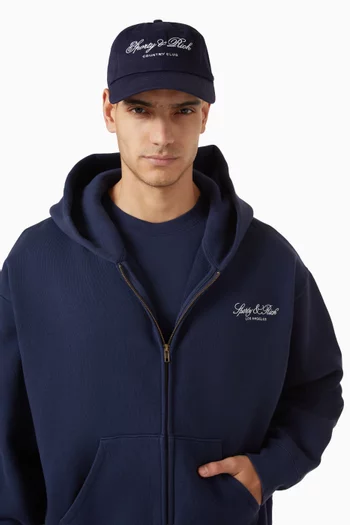 Club Script Hat in Cotton