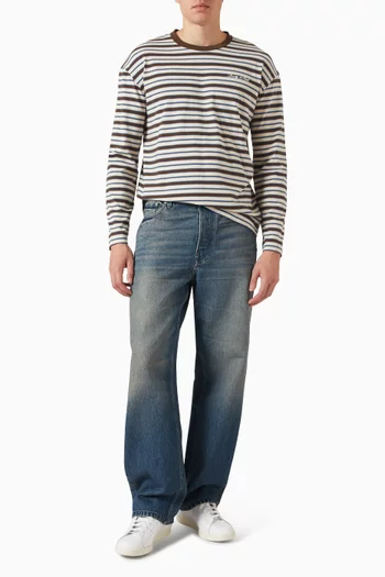 Signature Logo Easy Long-sleeve T-shirt in Cotton-jersey