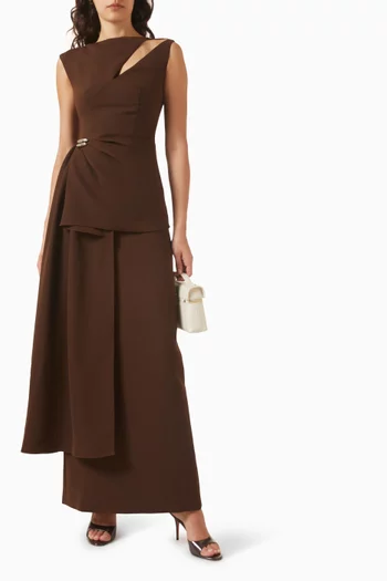 Ines Peplum Dress