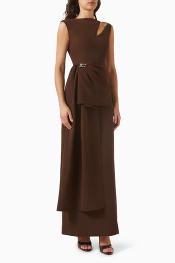 Ines Peplum Dress