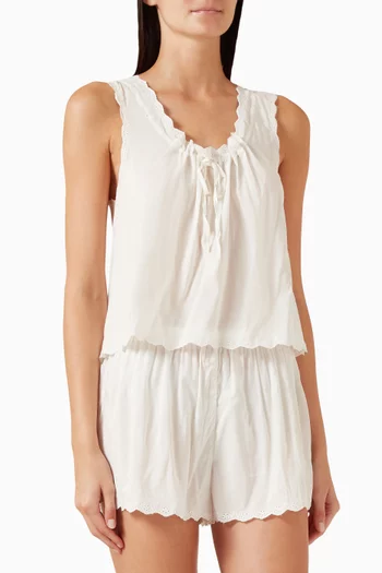 Hazel Pyjama Set in Organic Cotton Voile
