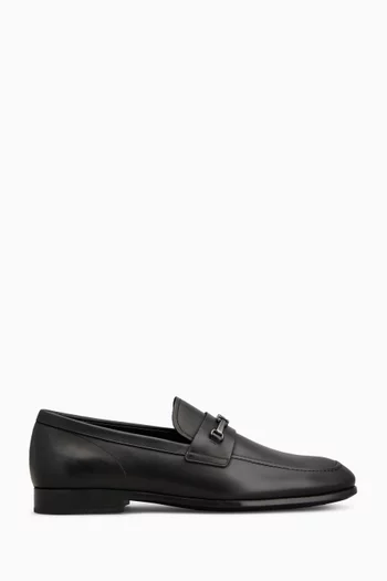 T-clamp Loafers in Leather