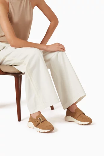 Sporty Mules in Suede