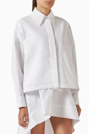 Bomber Jacket in Cotton Poplin