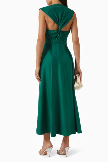Twist Midi Dress in Modal-blend