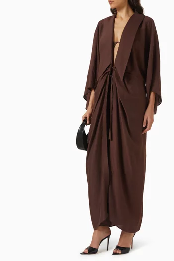 Kimono-style Maxi Dress