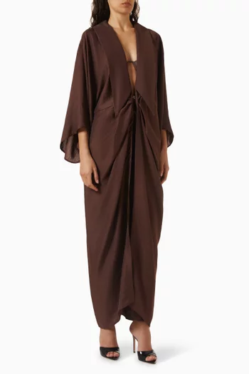 Kimono-style Maxi Dress