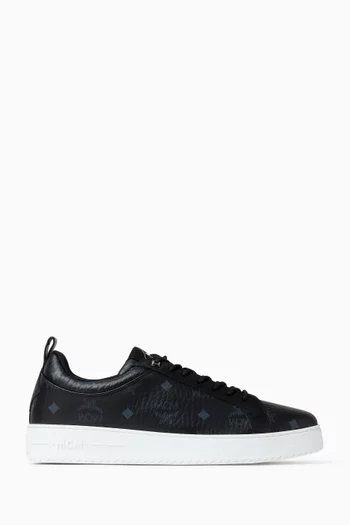 Logo Low-top Sneakers in Leather