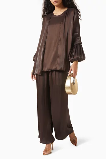 Blouson-sleeves Set