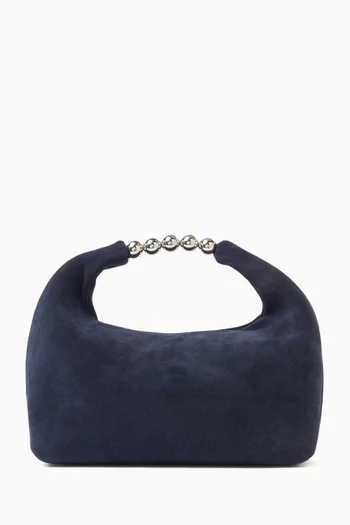 Medium Janie Top-handle Bag in Suede
