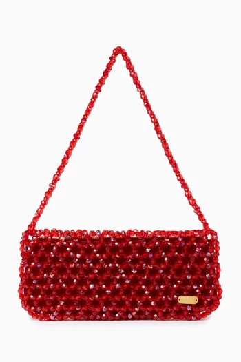 Small May Beaded Shoulder Bag