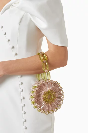 Mini Arya Beaded Top-handle Bag