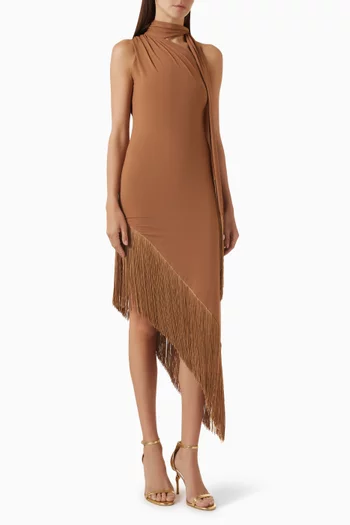 Siwa Scarf Fringe Dress