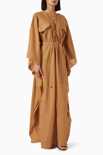 Mojave Kaftan in Linen