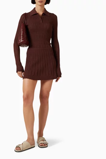 The Debra Knit Top in Viscose Blend