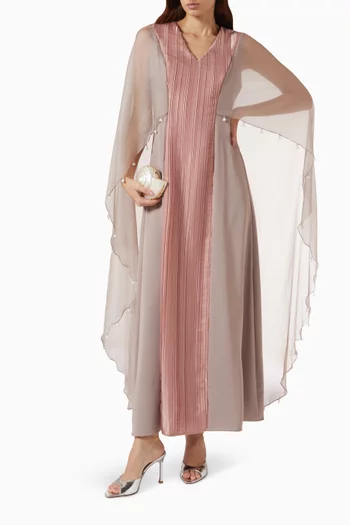 Embellished Dress in Crepe