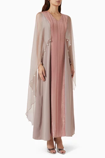 Embellished Dress in Crepe