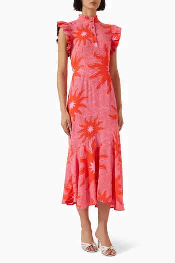 Frida Printed Dress
