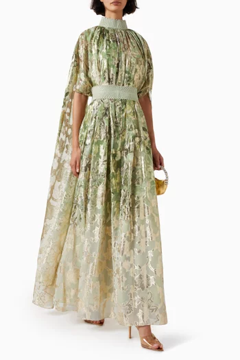 Pascale Dress in Lurex Georgette