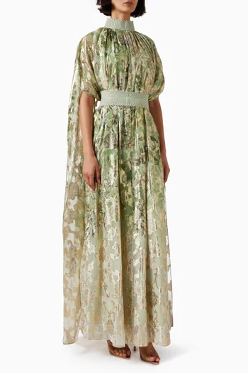 Pascale Dress in Lurex Georgette